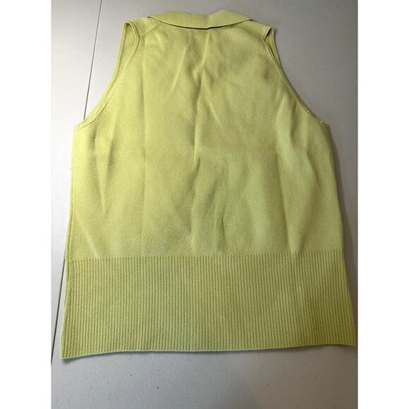NWT Retro Ann Taylor LOFT sleeveless V-Neck Sweater Size Large - Picture 2 of 2